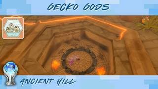 GECKO GODS • Ancient Hill Walkthrough • All Collectibles & Trophies Guide