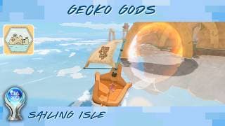 GECKO GODS • Sailing Isle Walkthrough •  All Collectibles & Trophies Guide