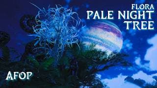 Exquisite Pale Night Leaf Tree Branch location • Avatar: Frontiers of Pandora