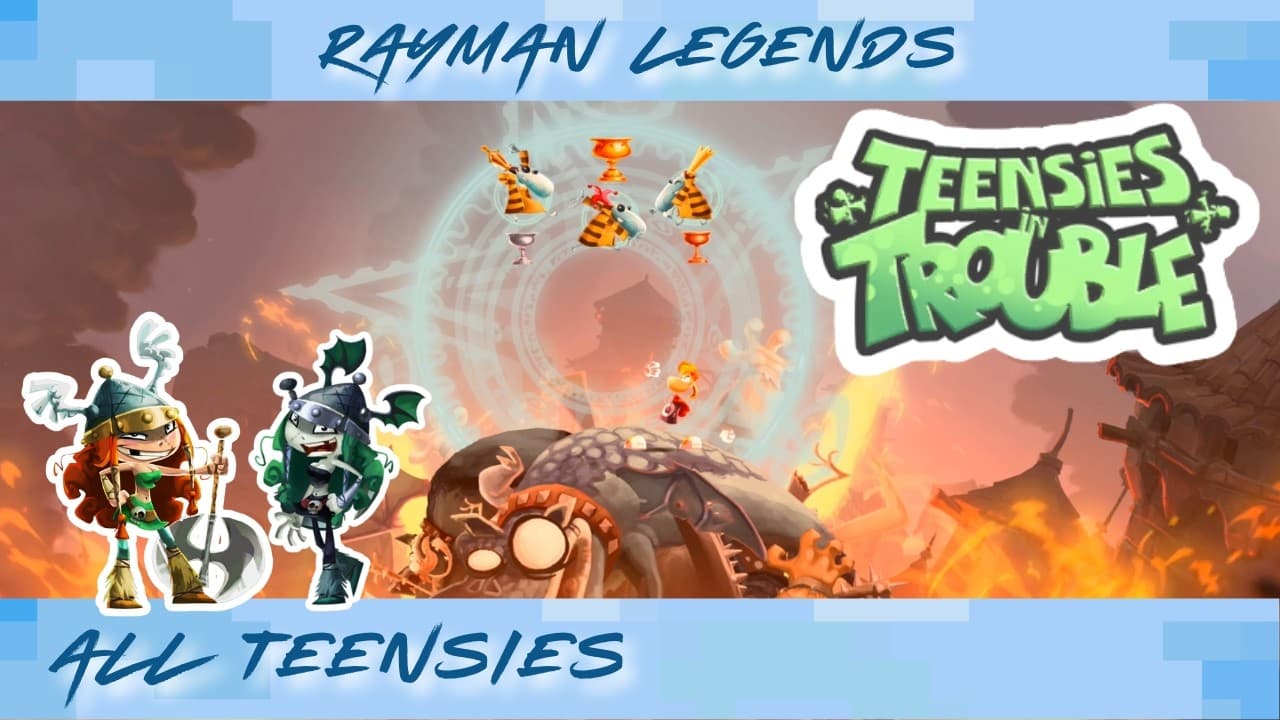 Rayman Legends • Teensies in Trouble Full Walkthrough